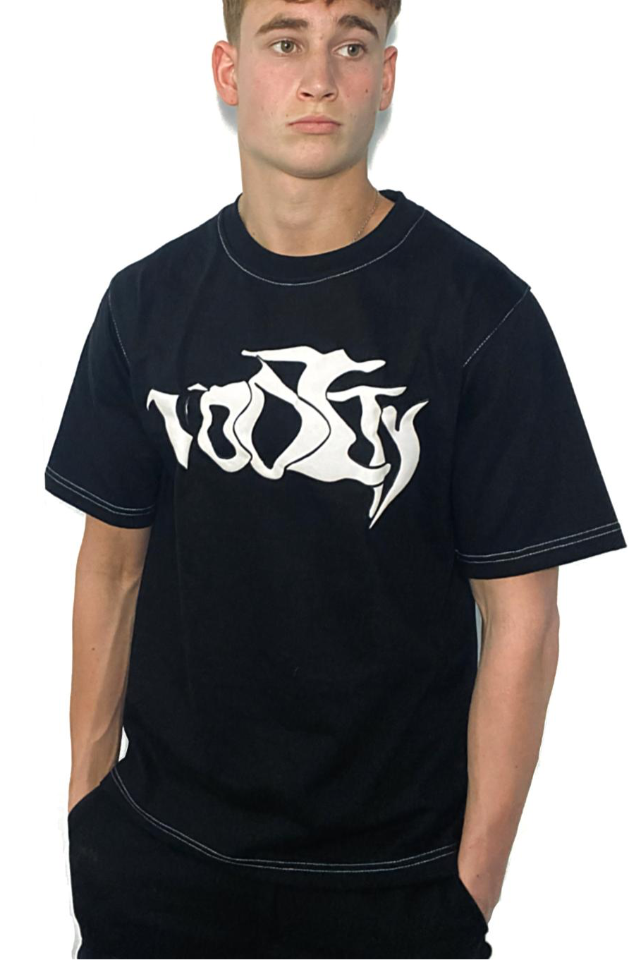 Vodity Black Puff Tee